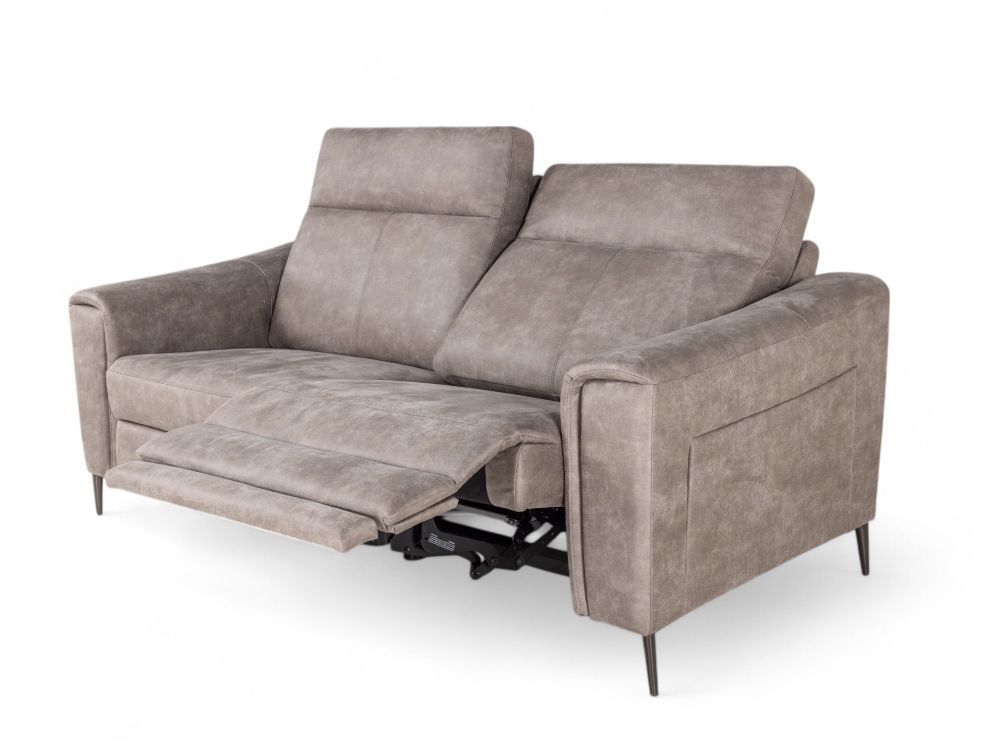 3-zit met 2 elektr. relaxen NEPAL - Bruin MED-22-000054-Z-B84