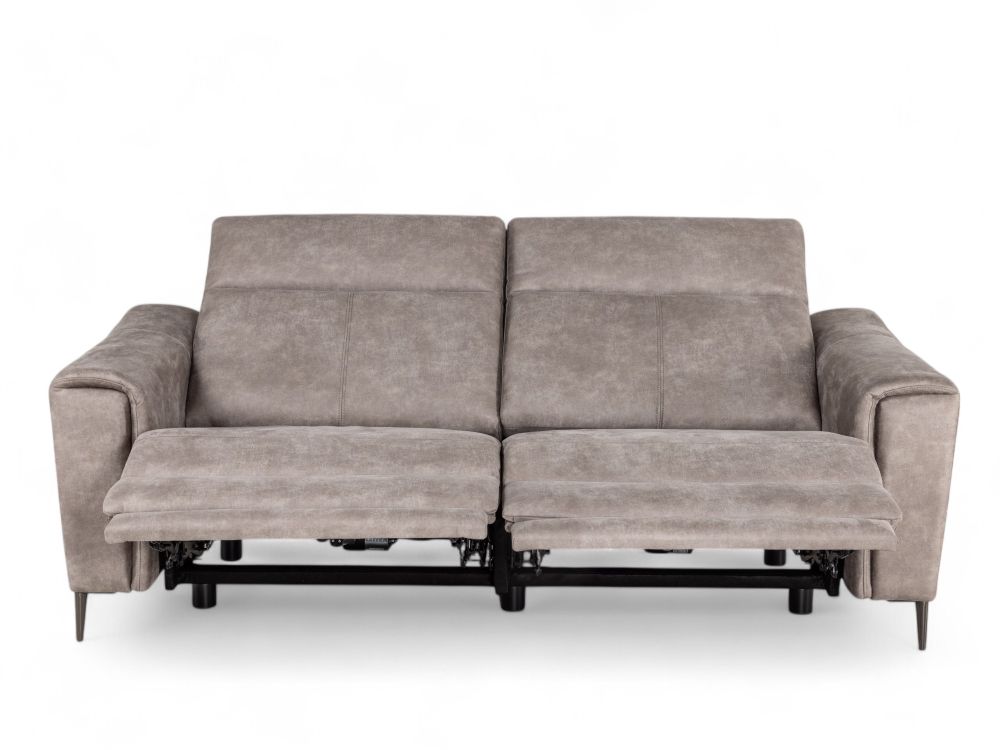 3-zit met 2 elektr. relaxen NEPAL - Bruin MED-22-000054-Z-B84