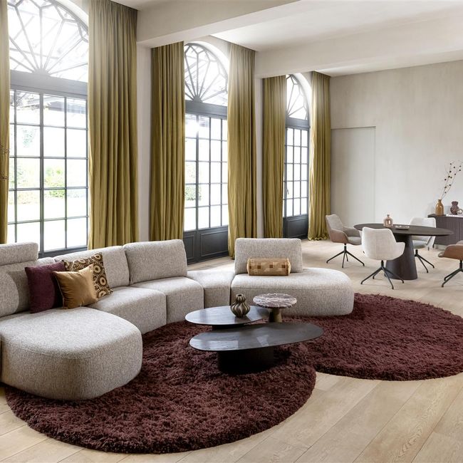 Salontafel TRENTON - Donker eikenfineer