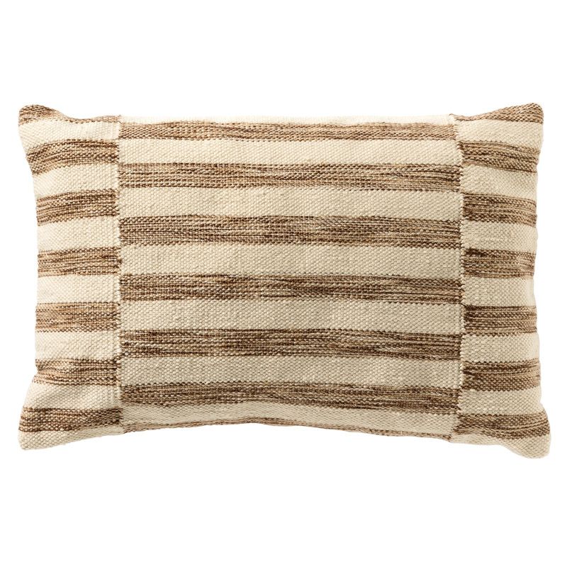 Sierkussen ANDREAS 40x60 - Wit/Bruin RGN DDL0222102434