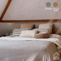 Sierkussen ANDREAS 40x60 - Wit/Bruin RGN DDL0222102434