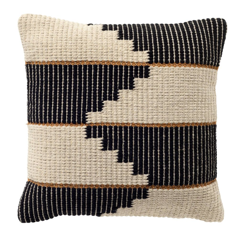 Sierkussen VINCE 45x45 - Zwart/Wit RGN DDL0222002702