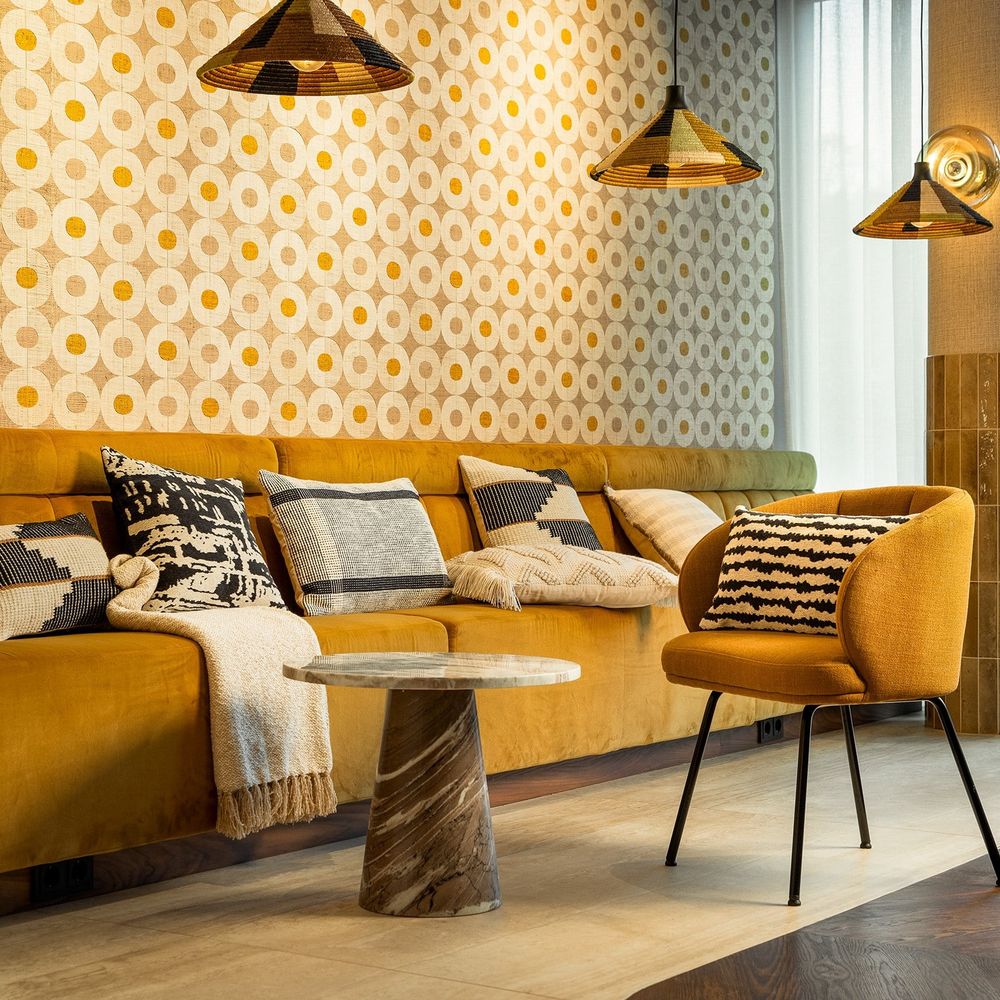 Sierkussen VINCE 45x45 - Zwart/Wit RGN DDL0222002703