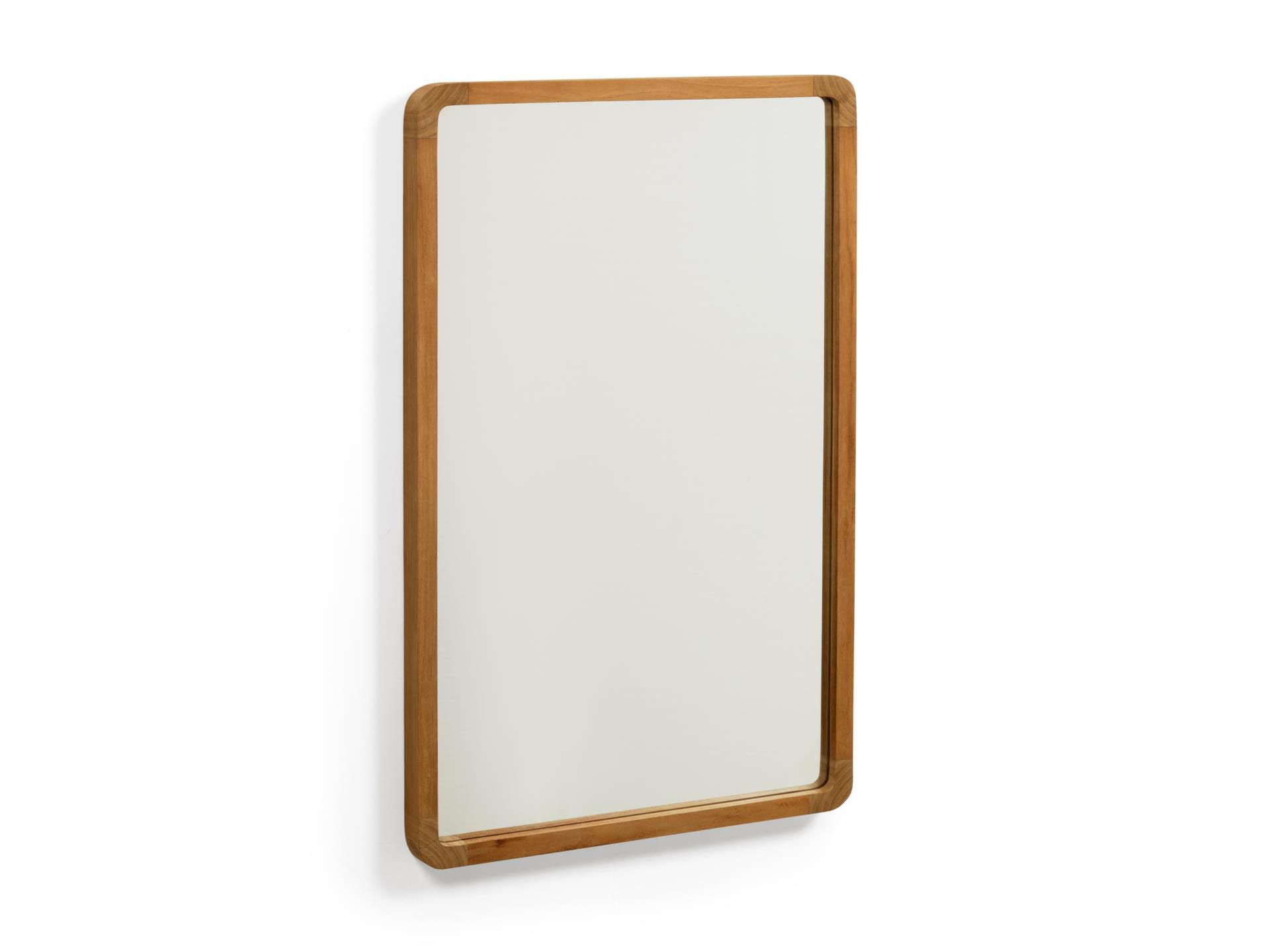 Spiegel SHAMEL - Massief Teak / Naturel