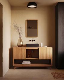 Badkamermeubel KUVENI - Massief Teakhout KAV M0800008MM46