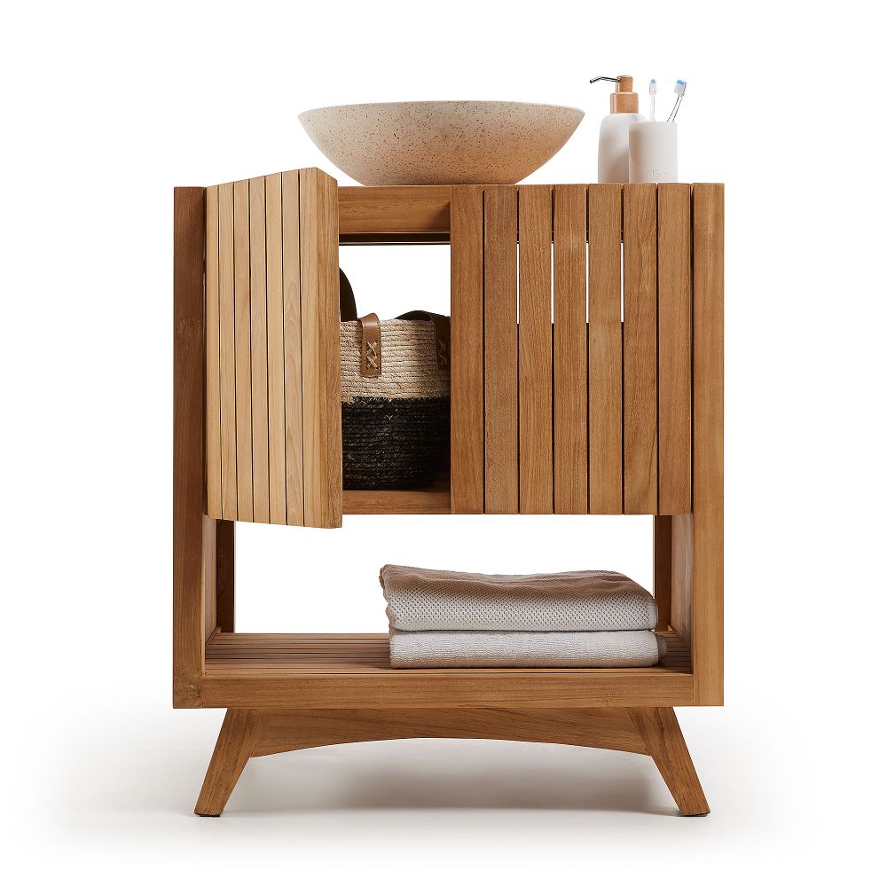 Badkamermeubel KUVENI - Massief Teakhout KAV SN001M47