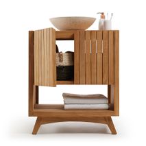 Badkamermeubel KUVENI - Massief Teakhout KAV SN001M47