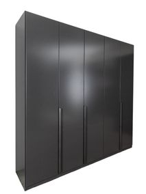 Draaideurkast 5 deurs QUADRA SPIN - Zwart C-RCH-69-KAST1-GRM