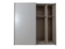 Zweefdeurkast QUADRA - Silk Grey C-RCH-1-KAST2-SGR