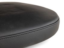 Stoel met terugdraaiende zit ZENITH - Zwart Leder MED-41-000004-LB-B900