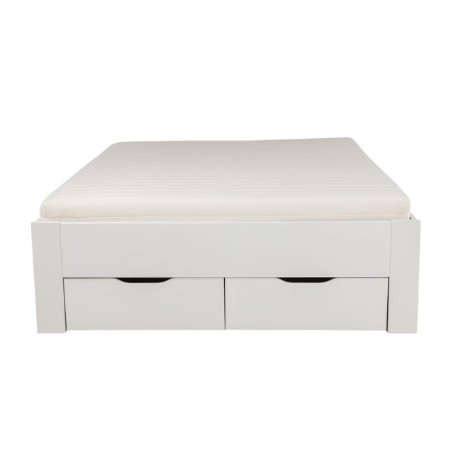 Bedkader met 4 bedladen ADITIO - Wit