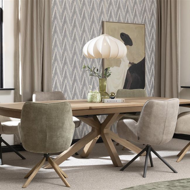 Uitschuiftafel NYON - Natural Sand