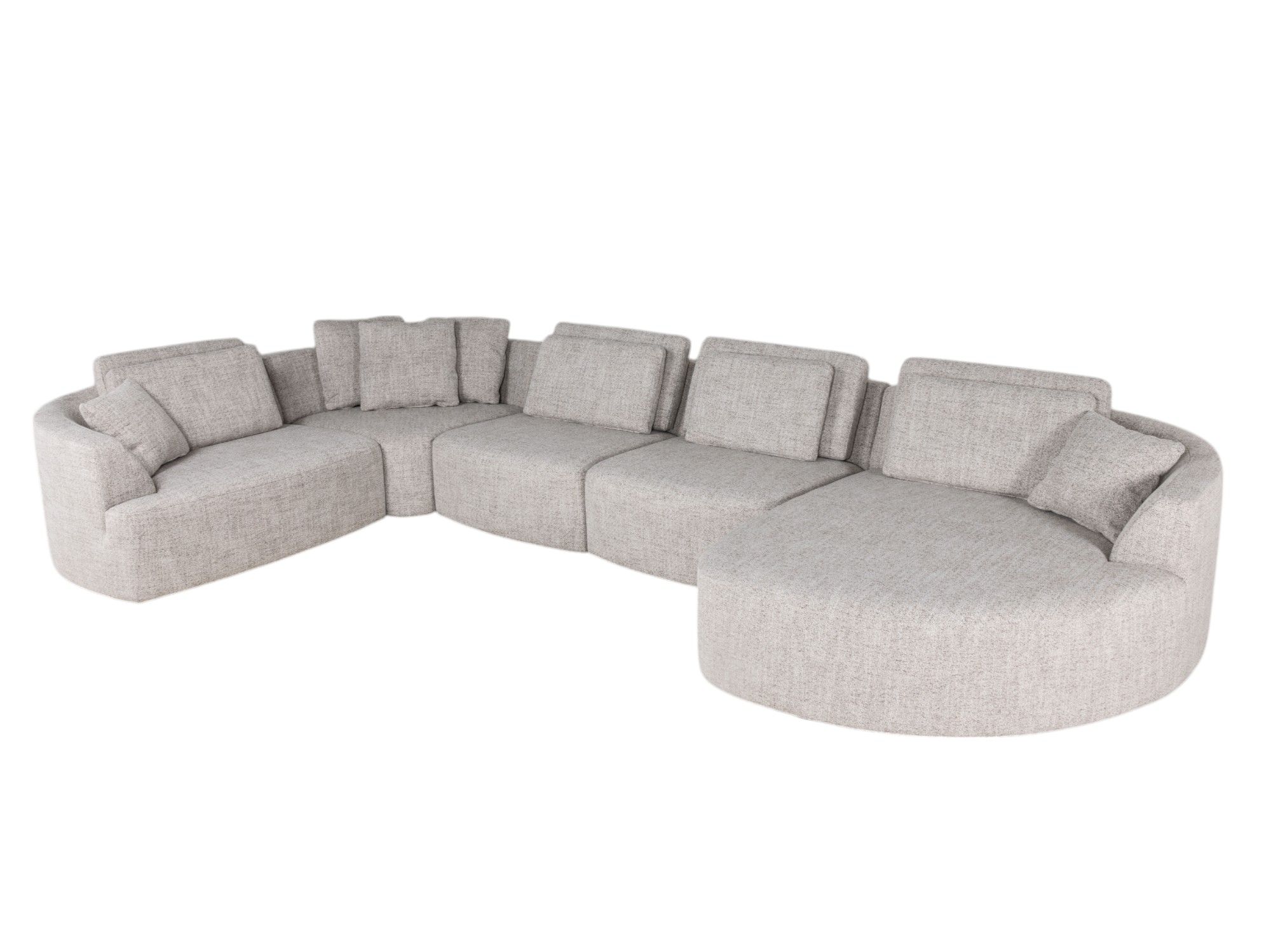 Hoekzetel ITALIO - Lichtgrijs