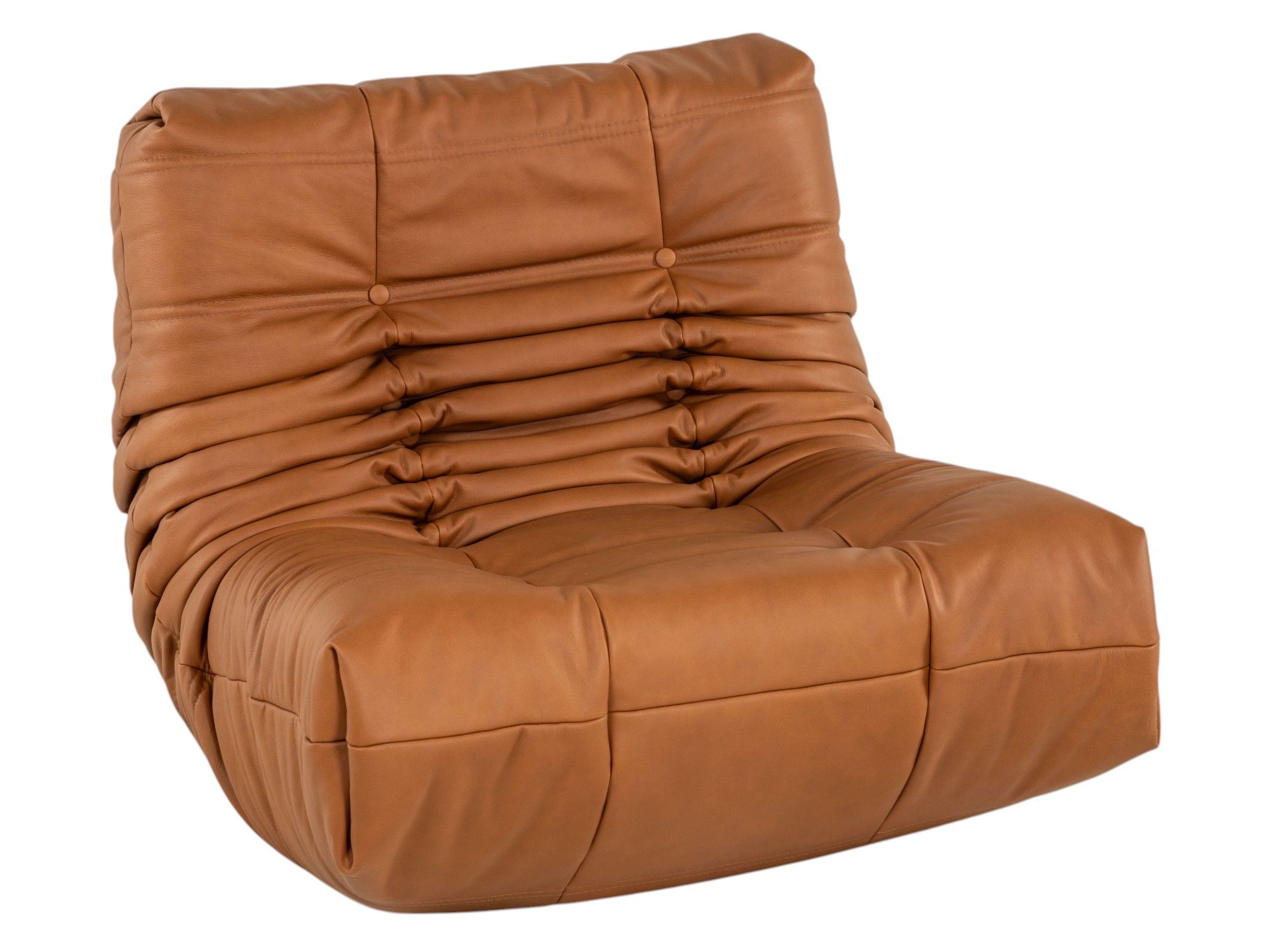 Fauteuil MONS - Cognac leder