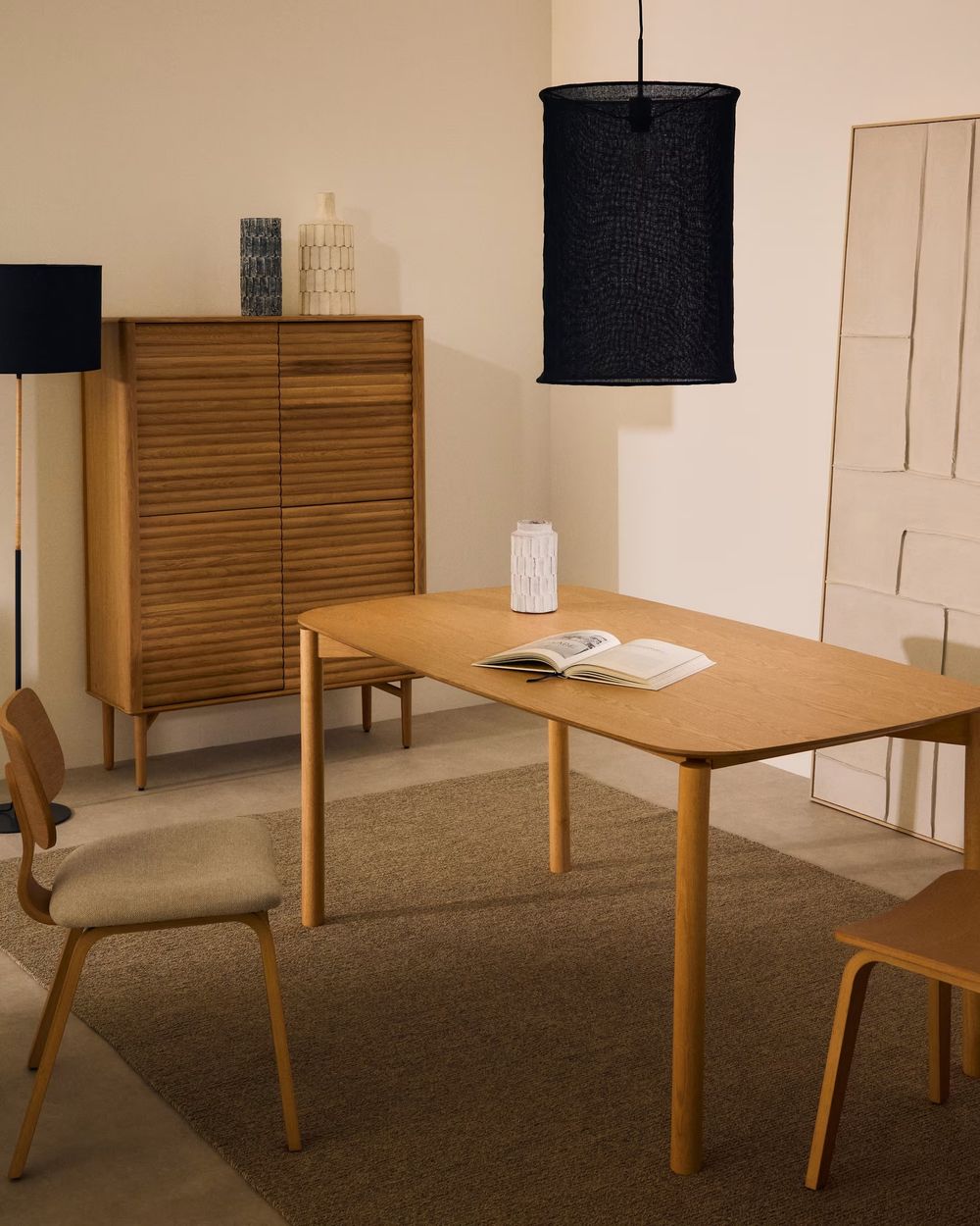 Eetkamertafel INDARA - Essenhoutfineer KAV T00117WM46