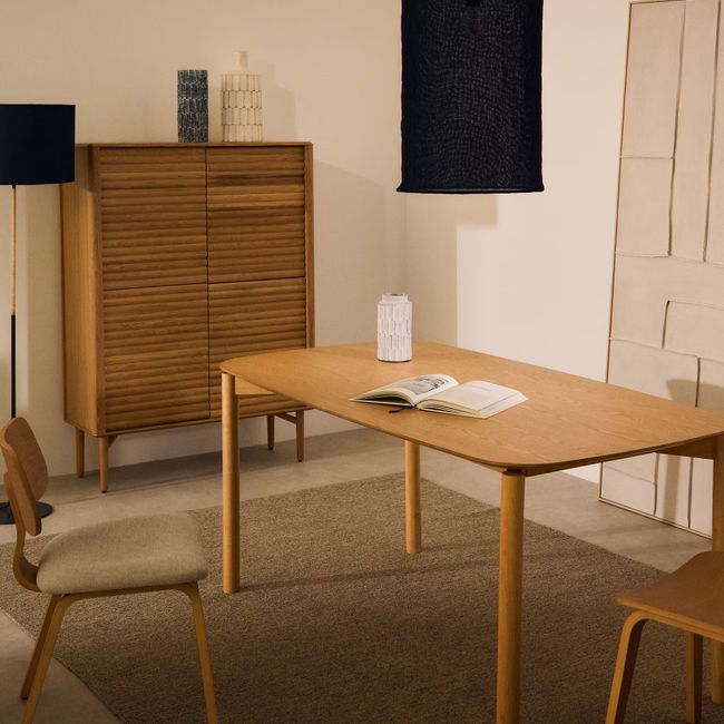 Eetkamertafel INDARA - Essenhoutfineer