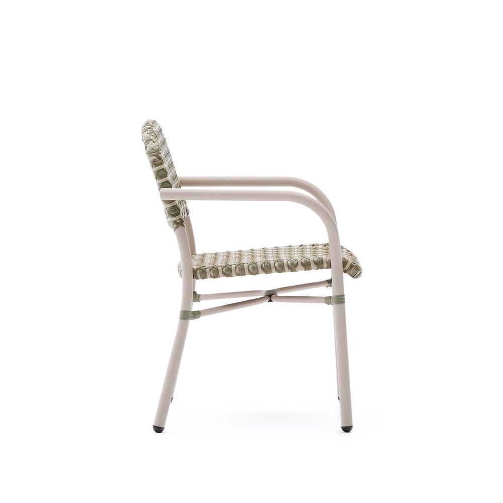 Tuinstoel TUCCIA - Beige / Groen KAV O00110NW20