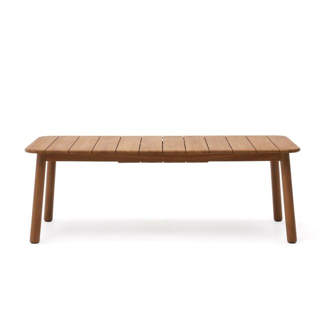 Uitschuifbare tuintafel TURQUETA - Massief Teakhou