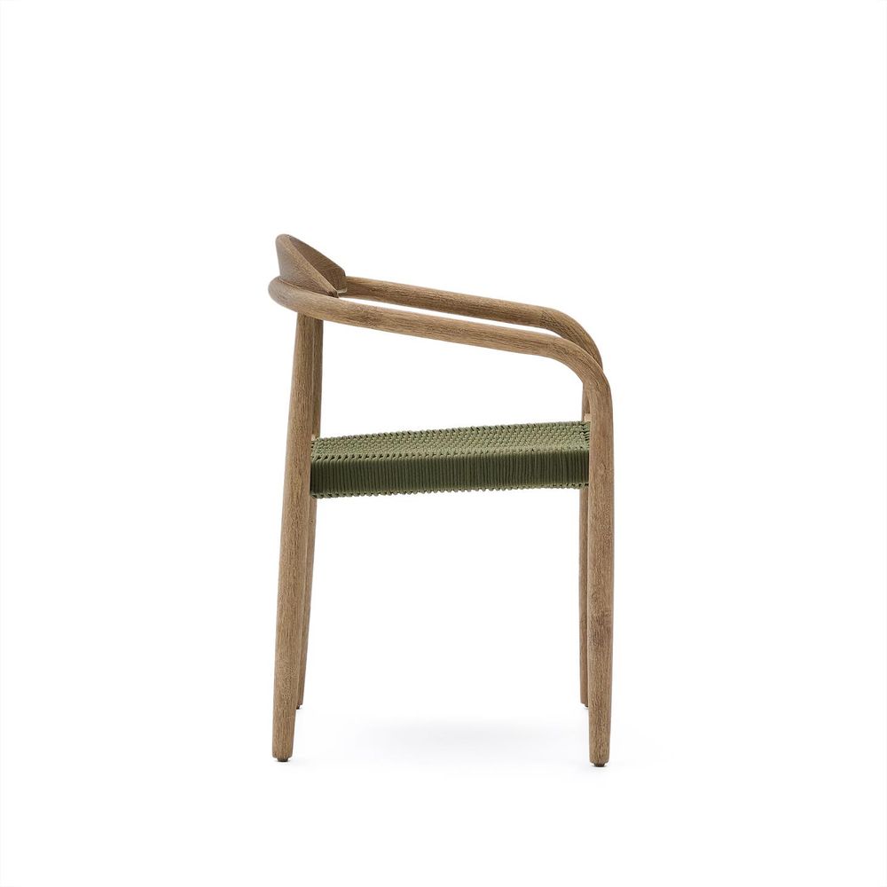Stoel NINA - Acaciahout / groen KAV CC0555J19