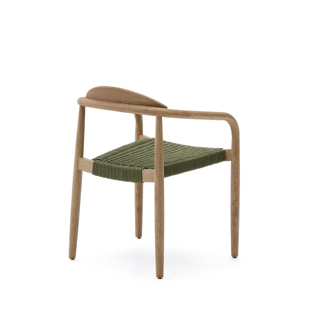 Stoel NINA - Acaciahout / groen KAV CC0555J19