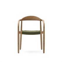 Stoel NINA - Acaciahout / groen KAV CC0555J19