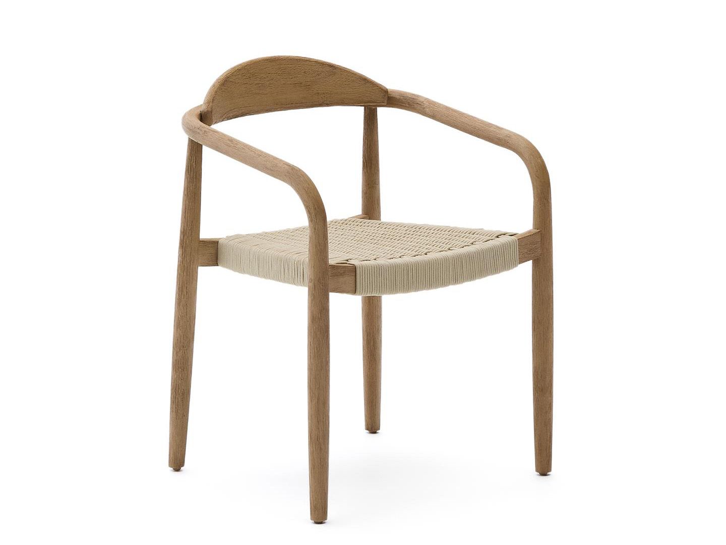 Stoel NINA - Acaciahout / Ecru