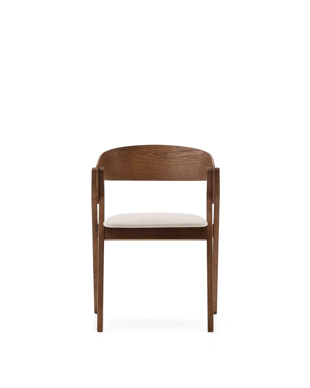 Eetkamerstoel GODIA - Wengé/Beige chenille KAV C06046MK12