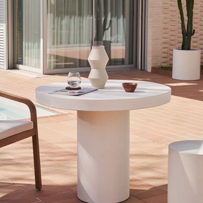 Tafel AIGUABLAVA - Beige cement