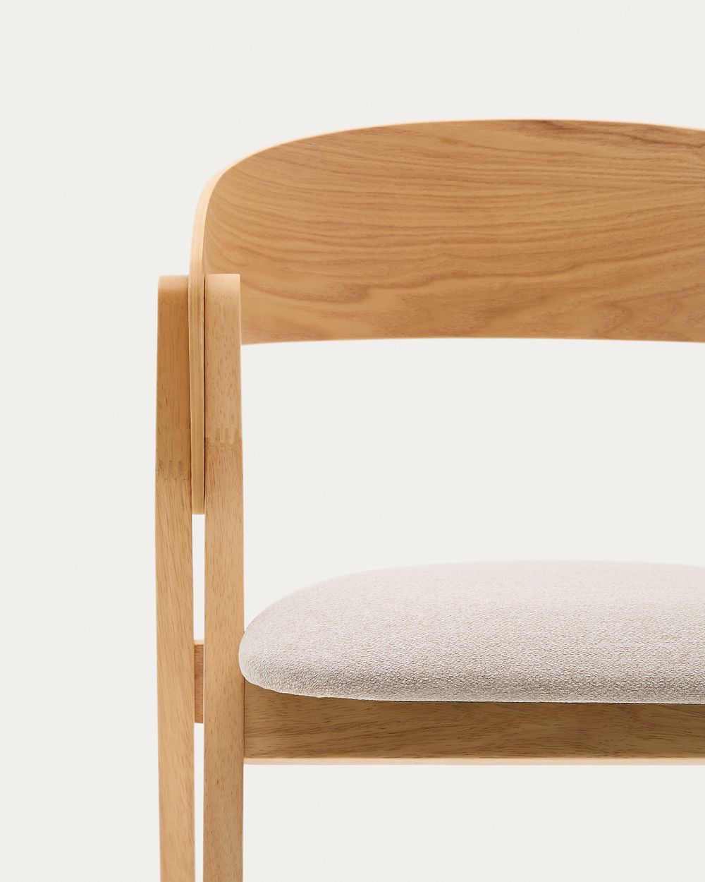 Eetkamerstoel GODIA - Hout/Beige chenille KAV C06063MK12