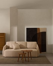 3-zit slaapbank LAIRA - Ecru KAV S00036LG39