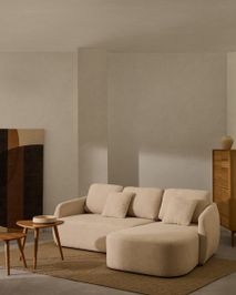 Hoekzetel met slaapfunctie LAIRA - Ecru KAV S00037LG39