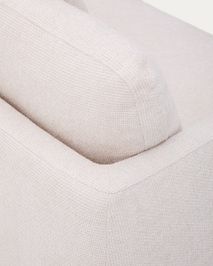 Hoekzetel met slaapfunctie LAIRA - Ecru KAV S00037LG39