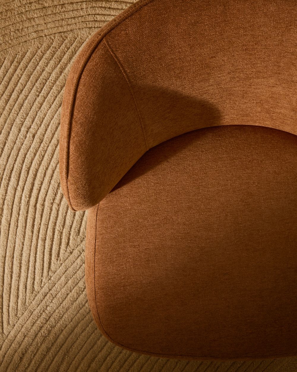 Fauteuil ULIT - Groen chenille KAV S84082BC59