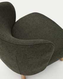 Fauteuil ULIT - Blauw/Grijs chenille KAV S84082BC19