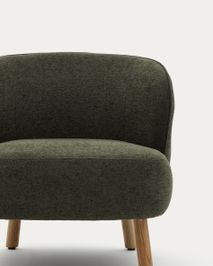 Fauteuil ULIT - Blauw/Grijs chenille KAV S84082BC19