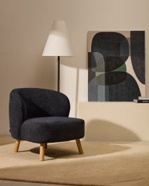 Fauteuil ULIT - Groen chenille KAV S84082BC15