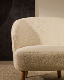 Fauteuil ULIT - Terracotta bouclé KAV S84082FA05