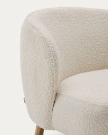 Fauteuil ULIT - Terracotta bouclé KAV S84082FA05