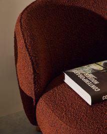 Fauteuil ULIT - Wit bouclé KAV S84082FA10