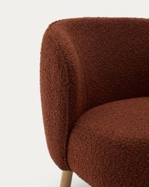 Fauteuil ULIT - Wit bouclé KAV S84082FA10