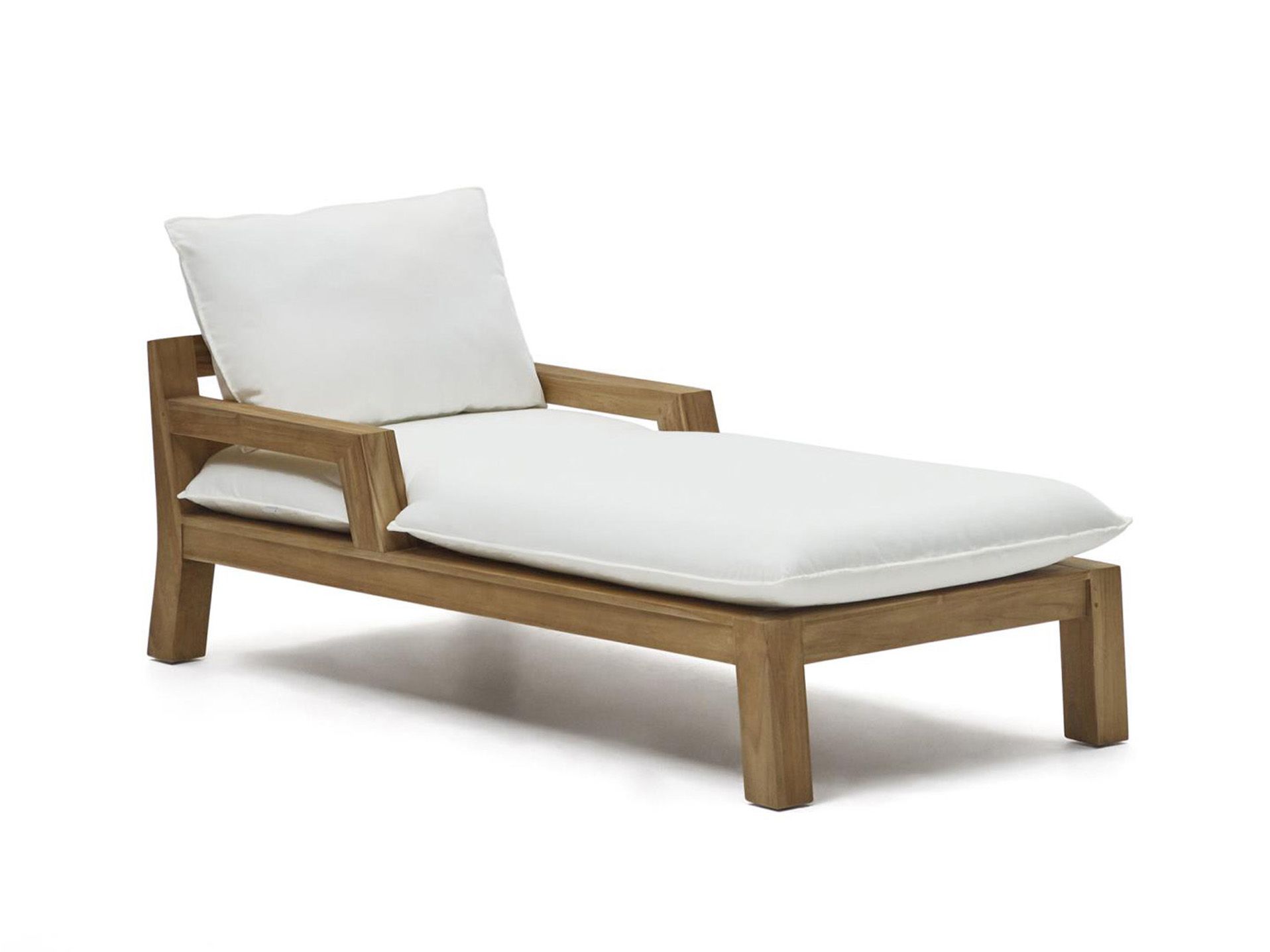 Ligstoel FORCANERA - Massief teakhout