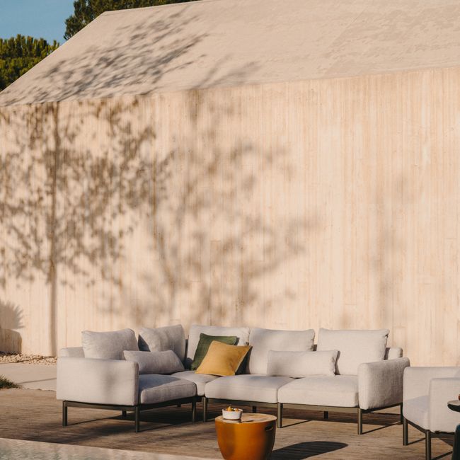 Modulair hoeksalon SORELLS - Grijs