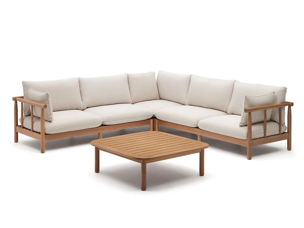 Tuinbank set SACOVA - Massief eucalyptushout KAV J1600011JJ12