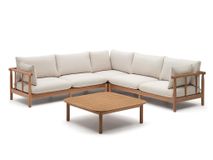 Tuinbank set SACOVA - Massief eucalyptushout KAV J1600011JJ12