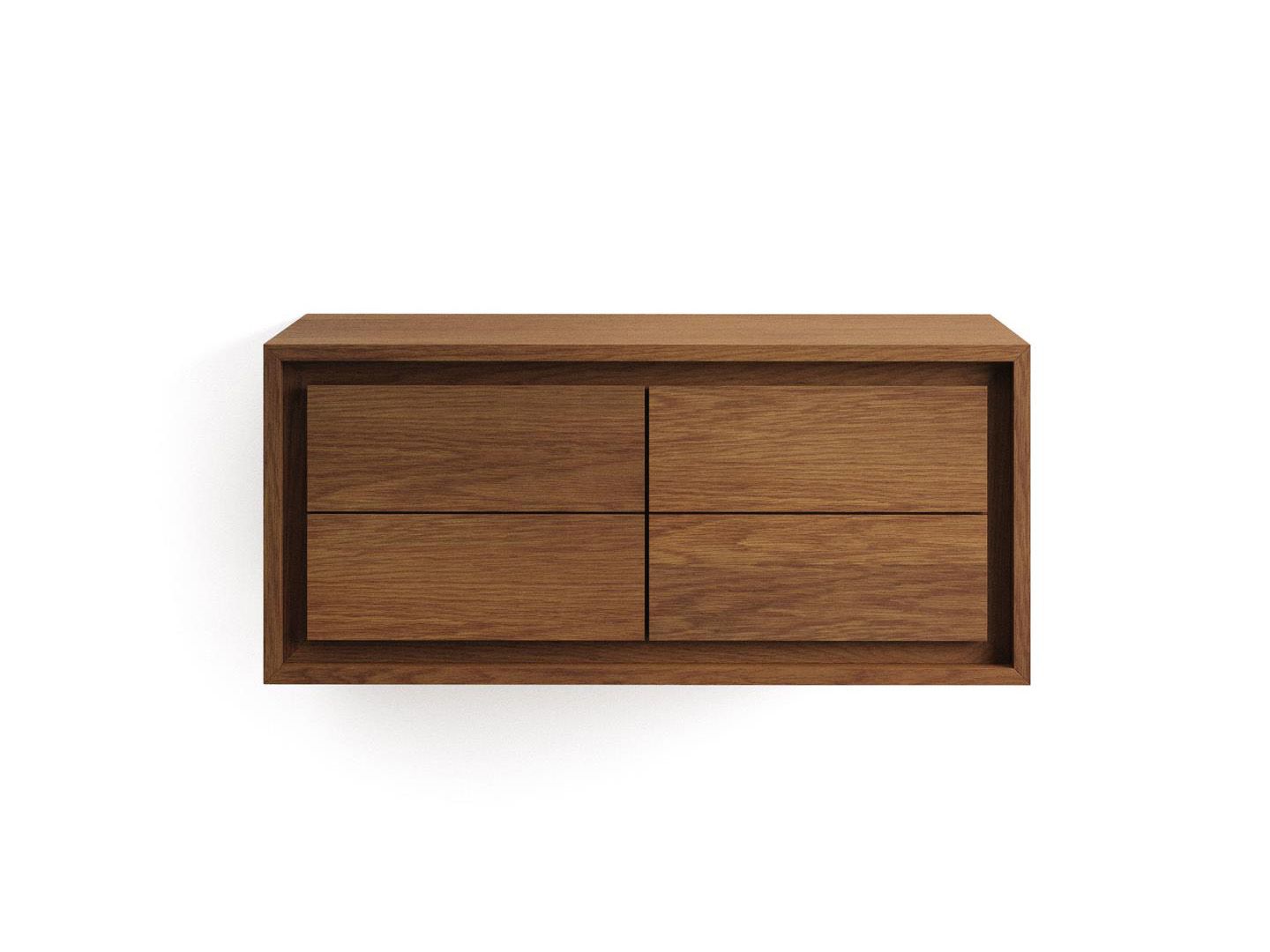 Badkamermeubel KENTA - Teakhout / Notenhout