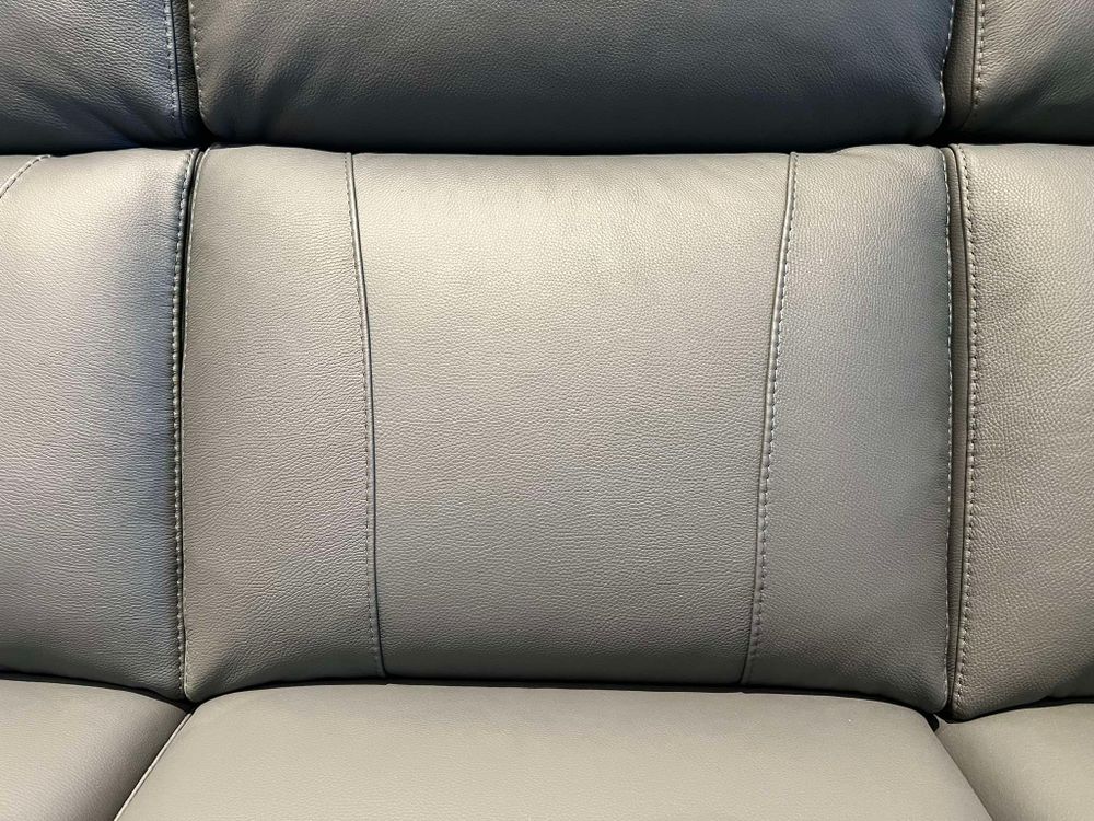 3-zit AFFOGATO - Grijs leder C-MXD-54-HKS1