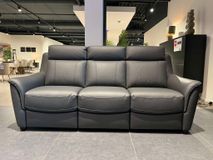 3-zit AFFOGATO - Grijs leder C-MXD-54-HKS1