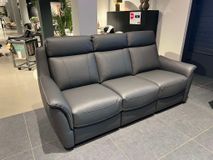 3-zit AFFOGATO - Grijs leder C-MXD-54-HKS1