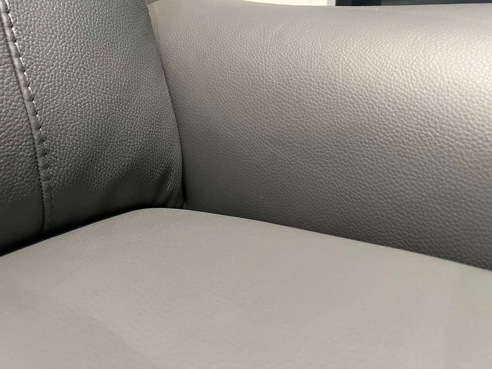 3-zit AFFOGATO - Grijs leder C-MXD-54-HKS1