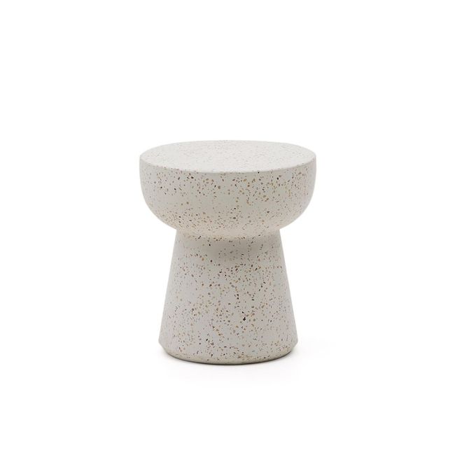 Bijzettafel PADA - Wit Terrazzo